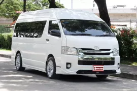 Toyota Hiace 3.0 COMMUTER D4D 2017 รถบ้านใช้งานในครอบครัวป้ายฟ้า ใช้งานน้อยไมล์ 9 หมื่นกว่าโล