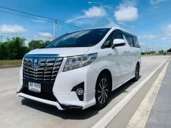 2017 Toyota ALPHARD 2.5 HYBRID G F-Package E-Four 4WD รถตู้/MPV ออกรถง่าย รถศูนย์ ไมล์แท้ เจ้าของขาย