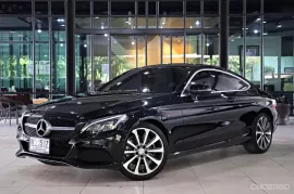 2017 Mercedes-Benz C250 2.0 Coupe Sport รถเก๋ง 2 ประตู ฟรีดาวน์ รถบ้าน มือเดียว ไมล์น้อย 