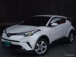 2018 Toyota C-HR 1.8 HV HI ขาว - มือเดียว รุ่นท็อป ไฮบริด hybrid high 