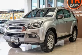 2018 Isuzu MU-X 3.0 DA DVD Navi 4WD SUV ผ่อน 12,XXX รถครอบครัว ประวัติดีเข้าศูนย์ตามระยะ คู่มือครบ