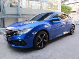 2020 HONDA CIVIC 1.5 TURBO RS NAVI AUTO สีน้ำเงิน รุ่นTOP มือเดียว ฟรีดาวน์ ออกรถ 0 บาท