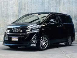 2018 Toyota VELLFIRE 2.5 Z G EDITION รถตู้/MPV ออกรถง่าย รถบ้านมือเดียว ไมล์น้อย เจ้าของขายเอง 