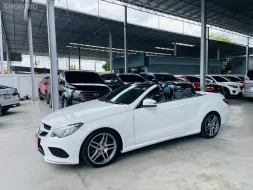 BENZ E200 2.0 Cabriolet AMG Dynamic W207 2015 รถบ้าน มือแรก ไมล์น้อย เปิดประทุน รับประกันตัวถังสวย