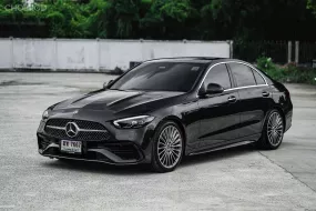 New !! Benz C220d AMG W206 สีเทาเข้ม ปี 2022 มือเดียวป้ายแดง ไมล์น้อย 24,000 เท่านั้น