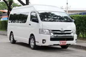 รถตู้ Toyota Commuter 3.0 D4D MT (1666) รถใช้งานในครอบครัวป้ายฟ้า เบาะเดิม 4 แถว 