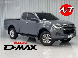 กระบะแคป สีเทาเข้ม เกียร์ออโต้  Isuzu D-Max 1.9 Cab4 L DA ออกรถง่าย