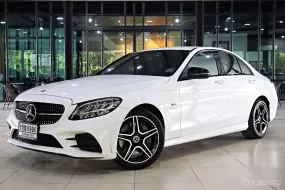 2020 Mercedes-Benz C300e 2.0 e AMG Sport รถเก๋ง 4 ประตู รถสวย ไมล์แท้ มือเดียวป้ายแดง 