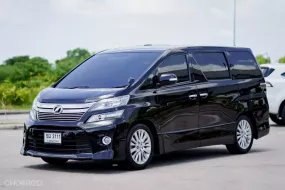 2014 Toyota VELLFIRE 2.4 Z G EDITION รถตู้/MPV รถบ้านมือเดียว