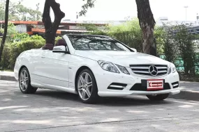 Mercedes-Benz E200 1.8 W207 Sport Convertible 2012 รถสปอร์ตเปิดประทุน ใช้งานน้อย 