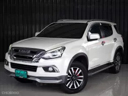 2019 Isuzu MU-X mnc 3.0 The ICONIC AT ขาว - มือเดียว รุ่นท็อป กดปุ่มสตาร์ท รถบ้าน ฟรีดาวน์