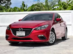 2014 MAZDA 3, 2.0 E โฉม ปี14-19 4Dr สีแดง เครื่องยนต์ 2.0 เบนซินล้วน