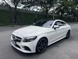 2019 Mercedes-Benz C200 1.5 AMG Dynamic รถเก๋ง 2 ประตู ออกรถง่าย รถบ้านไมล์แท้ ประวัติดี 