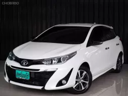 2018 Toyota Yaris 1.2 G Plus ขาว - มือเดียว รุ่นท็อป G+ ปี18แท้ รถสวย รถบ้าน ฟรีดาวน์