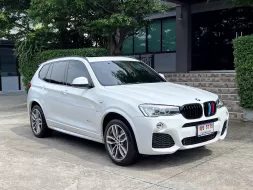 2017 BMW X3 MSPORT F15 LCI  รถศูนย์ BMW THAILAND รถวิ่งน้อย เข้าศูนย์ทุกระยะ ไม่เคยมีอุบัติเหตุครับ