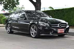 Benz C300 2.1 W205 Blue TEC HYBRID AMG Dynamic 2016 รถบ้านมือเดียวชุดแต่งศูนย์รอบคัน