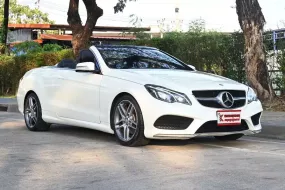 Benz E200 2.0 W207 AMG Dynamic Cabriolet 2015 รถบ้านมือเดียวออกศูนย์เปิดประทุนไฟฟ้า ตัวไมเนอร์เชนจ์