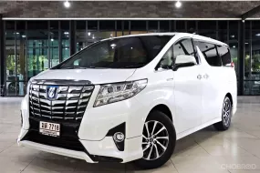 2017 Toyota ALPHARD 2.5 HYBRID SR C-Package E-Four 4WD รถตู้/MPV ฟรีดาวน์ รถสวย ไมล์น้อย 