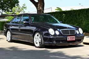 Benz E55 AMG 5.4 W210 Factlift V8 2002 รถบ้านมือเดียวเจ้าดูแลถึงมาก อุปกรณ์ใช้งานได้ทุกอย่าง