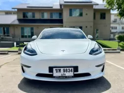 2021 Tesla Model 3 LONG RANGE 4WD รถเก๋ง 4 ประตู รถบ้านแท้ ไมล์น้อย เจ้าของขาย 