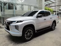 2022 MITSUBISHI TRITON DOUBLE CAB 2.4 GT PLUS เกียร์ธรรมดา สีขาวมุก ปุ่มSTRAT  วิ่งน้อย 26,388 กม