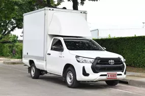 Toyota Hilux Revo 2.4 SINGLE Entry 2021 กระบะตู้ทึบเกียร์ออโต้ความสูง 1.85 เมตร พร้อมใช้งาน