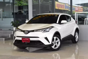 Toyota C-HR 1.8 Entry ปี 2018 รถบ้านมือเดียว สวยสภาพป้ายแดง ใช้น้อยมากเข้าศูนย์ตลอด ยางสวย ออกรถ0บาท