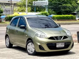 Nissan MARCH มือสอง 1.2 S ปี 2017 รถเก๋ง5ประตู เกียร์ธรรมดา ฟรีดาวน์ ฟรีส่งรถ