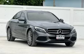 2018 Mercedes Benz C350e AMG DYNAMIC โฉม W205 Plug-in Hybrid สีเทา