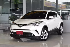 Toyota C-HR 1.8 Mid ปี 2018 สวยสภาพป้ายแดง ไมล์แท้6x,xxxโล รถบ้านมือเดียว ยางดอกเต็ม ออกรถ0บาท