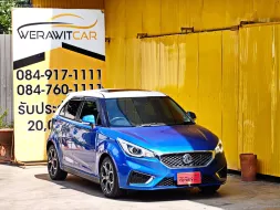 MG MG3 1.5 V Hatchback ตัวท็อป ปี 2020 หลังคา Sunroof เกียร์ auto รถสวยตัวถังเดิม