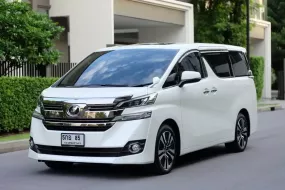 2018 Toyota VELLFIRE 2.5 Z G EDITION รถตู้/MPV รถบ้านมือเดียว ไมล์น้อย 