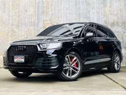 2019 Audi Q7 3.0 TFSI quattro S line 4WD SUV รถสภาพดี มีประกัน ไมล์แท้ มือเดียว 