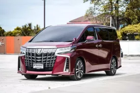 2019 Toyota ALPHARD 2.5 SC SUNROOF ออกรถง่าย รถบ้านมือเดียว ไมล์แท้