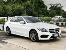 2015 Mercedes-Benz C300 2.1 Blue TEC HYBRID AMG Dynamic รถเก๋ง 4 ประตู ขายรถบ้าน ไมล์แท้ 