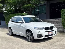 2017 BMW X3 20D MSPORT LCIรถออกศูนย์ BMW THAILAND รถวิ่งน้อย เข้าศูนย์ทุกระยะ ไม่เคยมีอุบัติ้หตุครับ