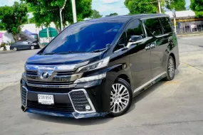 Toyota Vellfire 2.5 ZG  ปี2015 สี: ดำ  เกียร์: ออโต้  เครื่องยนต์: เบนซิน ไมล์ : 10*,*** กม.