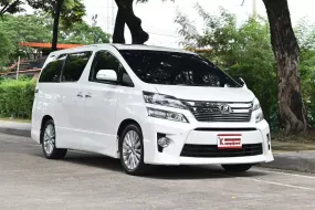 Toyota Vellfire 2.4 Z G EDITION 2014 รถบ้านมือเดียวใช้งานน้อย เบาะมิกกี้ ชุดแต่งรอบคัน