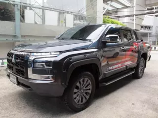 2023 MITSUBISHI TRITON DOUBLE CAB 2.4 PLUS ULTRA (รุ่นTOP) เกียร์AUTO สีเทา วิ่งน้อย 9,246 กม 