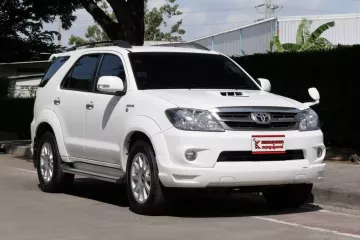 Toyota Fortuner 3.0 Smart V 4WD 2008 รถบ้านมือเดียว ชุดแต่งศูนย์รอบคันตัวขับ 4 