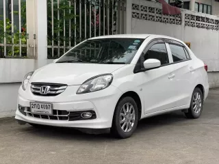 2013 Honda BRIO 1.2 Amaze V รถเก๋ง 4 ประตู รถสภาพดี มีประกัน ไมล์แท้ รถบ้านมือเดียว 