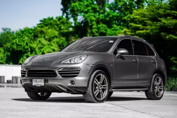 Porsche Cayenne Diesel 3.0 ฝาดำ ปี 2012 มือเดียวป้ายแดง สภาพสวยมาก 