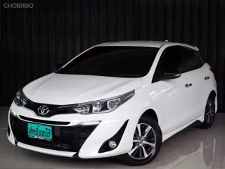 2018 Toyota Yaris 1.2 G Plus ขาว - มือเดียว รุ่นท็อป G+ ปี18แท้ รถสวย รถบ้าน ฟรีดาวน์