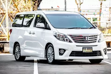 2012 Toyota ALPHARD 2.4 V รถตู้/MPV ดาวน์ 0%