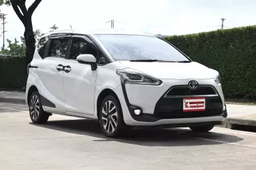 Toyota Sienta 1.5 V 2019 รถครอบครัวมือเดียวออกป้ายแดง ตัวท๊อปสุด ชุดแต่งรอบคัน