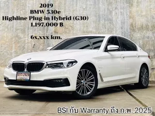 2019 BMW 530e 2.0 Highline รถเก๋ง 4 ประตู รถบ้านแท้ ไมล์น้อย มือเดียว เจ้าของขายเอง 