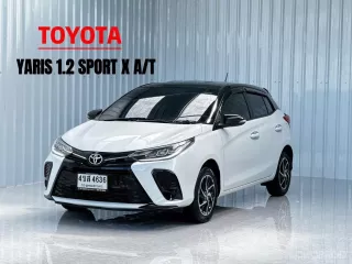 Toyota YARIS 1.2 Sport รถเก๋ง 5 ประตู ออกรถฟรีดาวน์