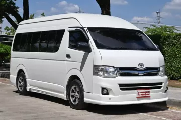 Toyota Hiace 2.5 COMMUTER D4D 2013 รถตู้ใช้งานในครอบครัว แต่งวีไอพีชุดใหญ่เบาะ 4 แถว