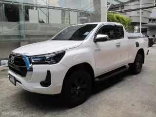 2021 TOYOTA REVO CAB 2.4 ENTRY PRERUNNER (Bi-LED) เกียรธรรมดา สีขาว วิ่งน้อย 44,143 กม รถสวยสภาพใหม่