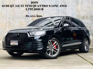 2019 Audi Q7 3.0 TFSI quattro S line 4WD SUV รถสภาพดี มีประกัน ไมล์แท้ มือเดียว 